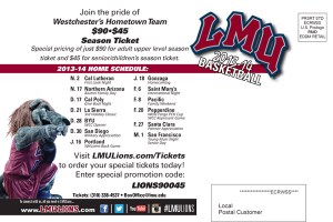 Postcard Mailer (Back) - 90045 Season Ticket Promotion