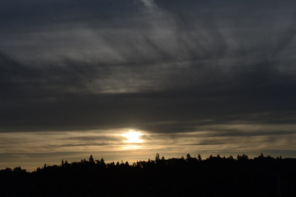 Sun over Lake Arrowhead
