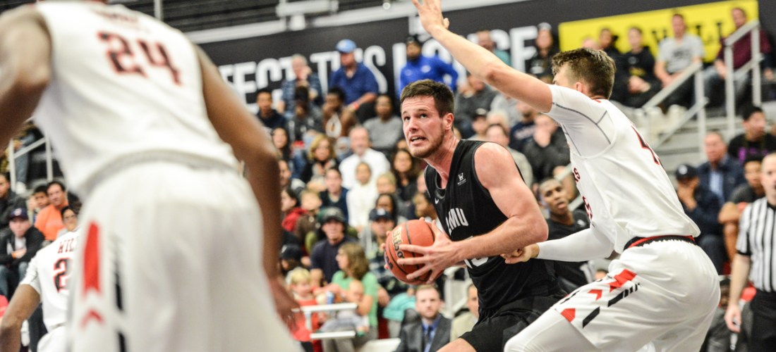 Stefan Jovanovic LMU men's basketball at CSUN at Matadome Dec. 10, 2016 in Northridge, CA