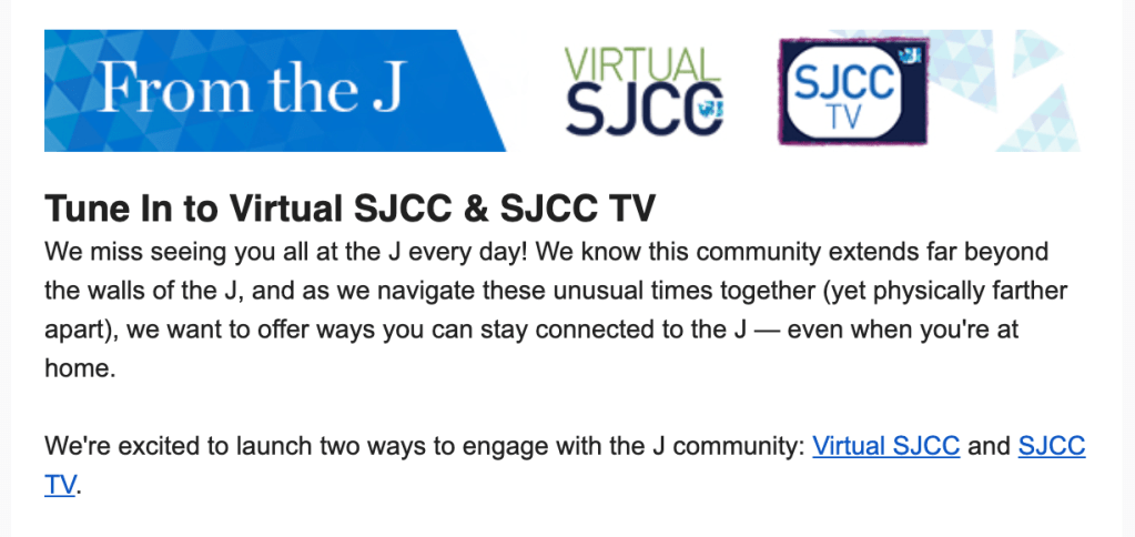 SJCC 2020 Marketing + Communications